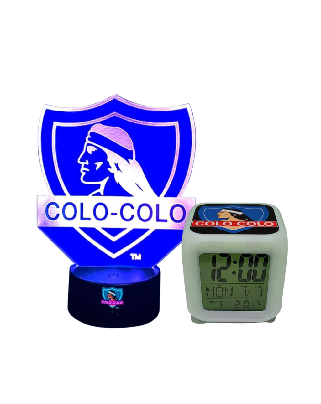 Lampra Led 3d Mas Reloj Despertado Led de Colo Colo